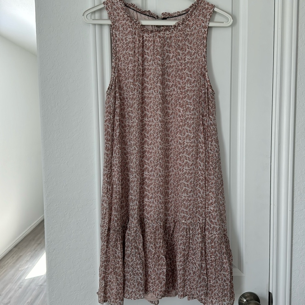 Anthropologie Natalie Flounced Tunic Dress